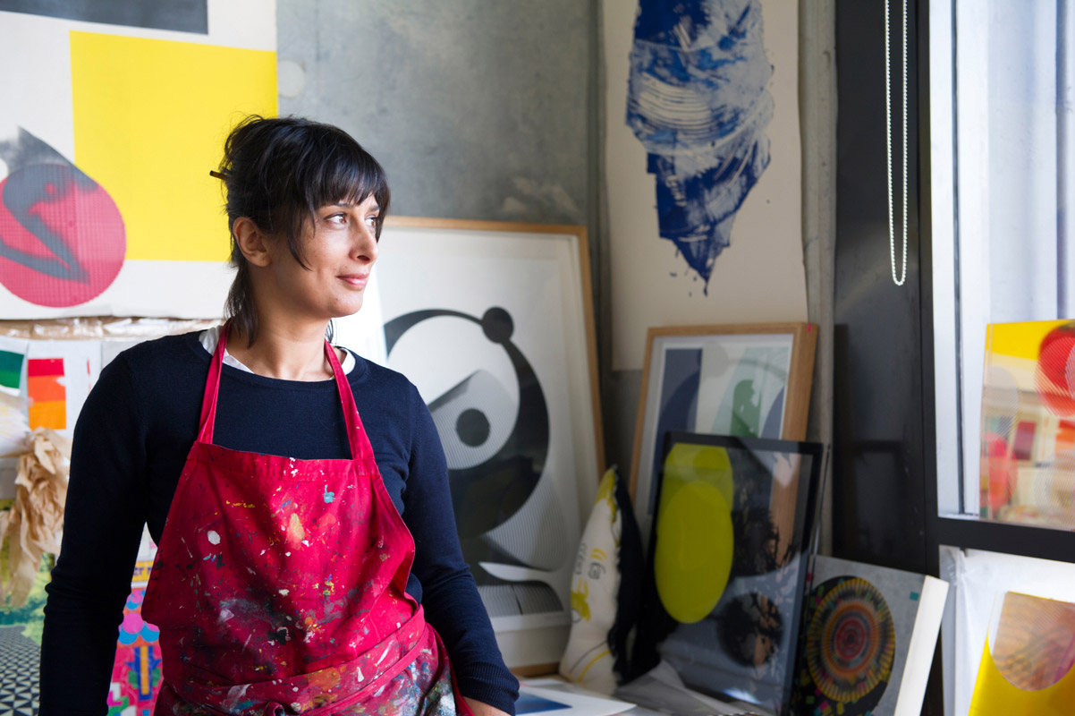 Printmaker Kate Banazi