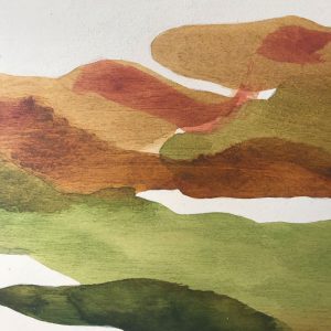 Peta Morris - A Blanket of Mountain Gums - painting