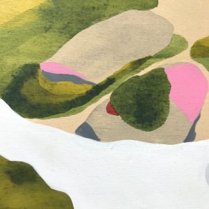 Peta Morris - Skipping Stones - painting