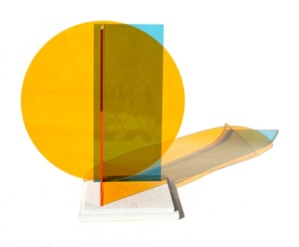 Kate Banazi - Interactions 14 - Acrylic panel sculpture