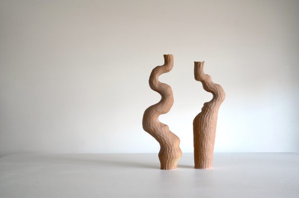 Kerryn Levy - Asymmetry Pair 19.59 / 19.55 - Ceramic Sculptures