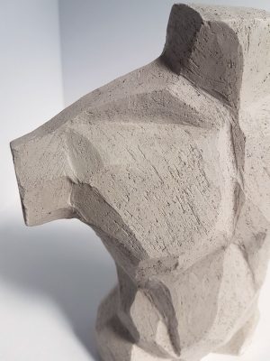 Kristiina Hataaja - Male Torso - Ceramic Sculpture