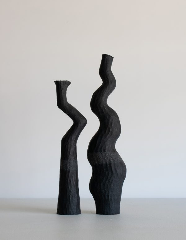 Kerryn Levy - Asymmetry Pair - ceramic sculpture