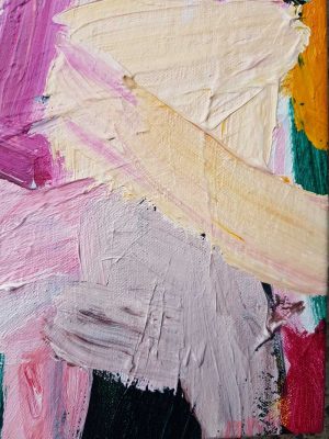 Antonia Mrljak - I'm Happy It's Going To Happen - Oil Painting