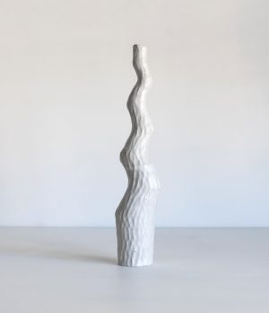Kerryn Levy - Asymmetry Pair White 20.04./07 - Ceramic Sculpture