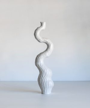 Kerryn Levy - Asymmetry Pair White 20.04./07 - Ceramic Sculpture