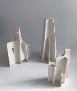 Natalie Rosin - Maquette 6 - Ceramic Sculpture