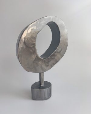 Tracey Lamb - Quiet Night In - Steel Sculpture
