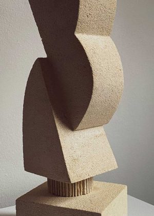 Lucas Wearne - Form Study II - Limestone Sculpture