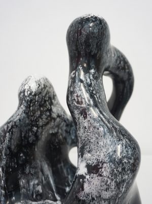 William Versace - Nonni Black + White - Resin Sculpture