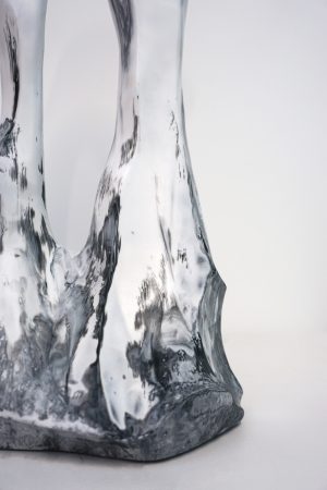 William Versace - Ancestor Black and White - Resin Sculpture