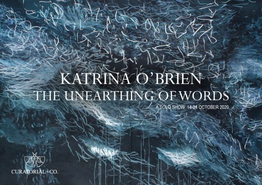 Katrina O'Brien - The Unearthing of Words - solo painting exhibition