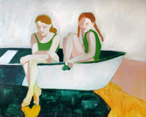 Maria Kostareva - In the Boat - Painting