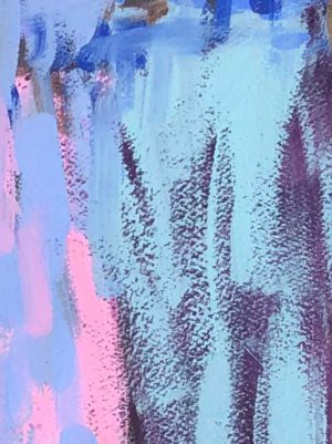 Lilac Rain - Amber Hearn - Painting on Paper