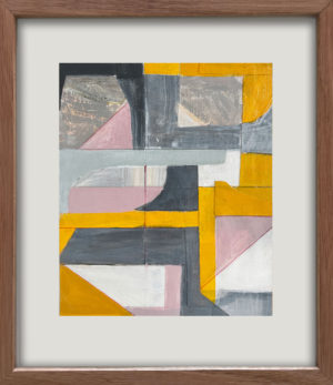 Looking Inward III - Diana Miller - Abstract Collage
