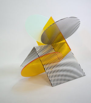 Intersection 11 - Kate Banazi - Coloured Acrylic Sculpture