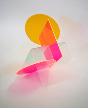 Intersection 12 - Kate Banazi - Coloured Acrylic Sculpture