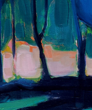Evening Trees - Maria Kostareva - Painting