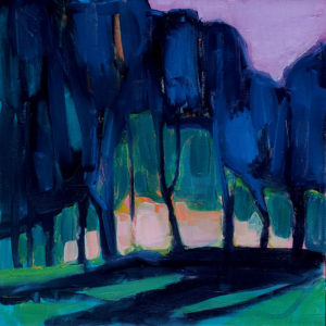Evening Trees - Maria Kostareva - Painting
