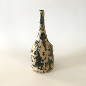 Karlien van Rooyen - Chappie Vessel IV - Ceramic Sculpture