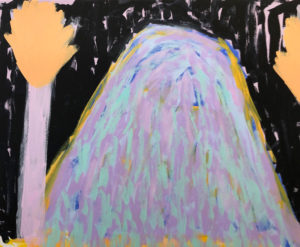 Dark Sky Mountain - Amber Hearn - Painting