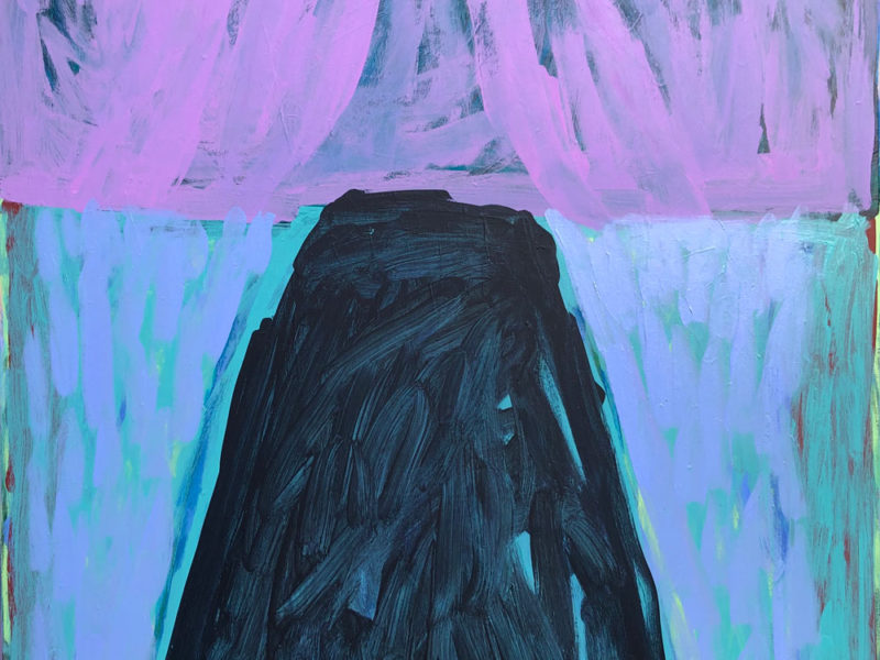 Black Boulder - Amber Hearn - Painting