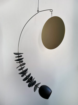 Odette Ireland - Mobile with Black Leaves - Sculpture