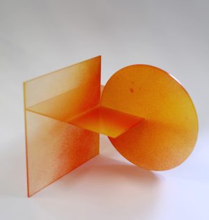 Marigold Fold - Kate Banazi - Coloured Acrylic Sculpture - Darlings