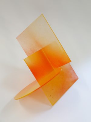 Marigold Fold - Kate Banazi - Coloured Acrylic Sculpture - Darlings