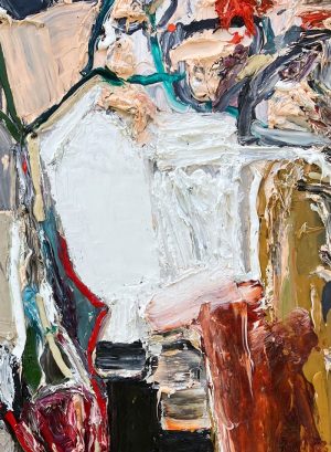 The Shelf Some Feet Away - Mitchell Cheesman - Still life painting