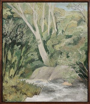 River red Gum, She Oaks - Chloe Caday - Oil Painting