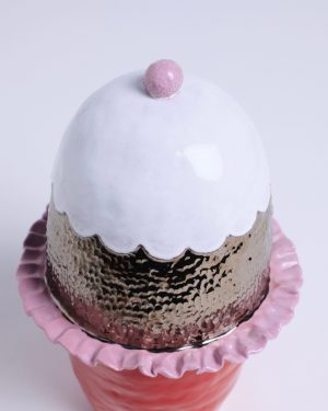 Alichia van Rhijn – Ceramicist and Sculptor - Cupcake Cosmos - Glazed earthenware ceramic