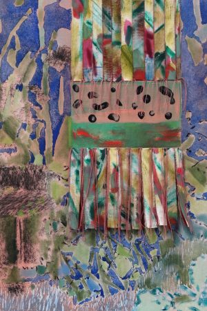 Amy Wright - At The Lagoon Part 1 - Mixed Media Painting