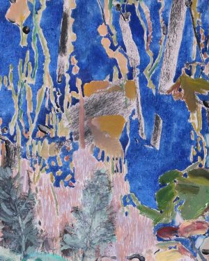 Amy Wright - At The Lagoon Part 2 - Mixed Media Painting