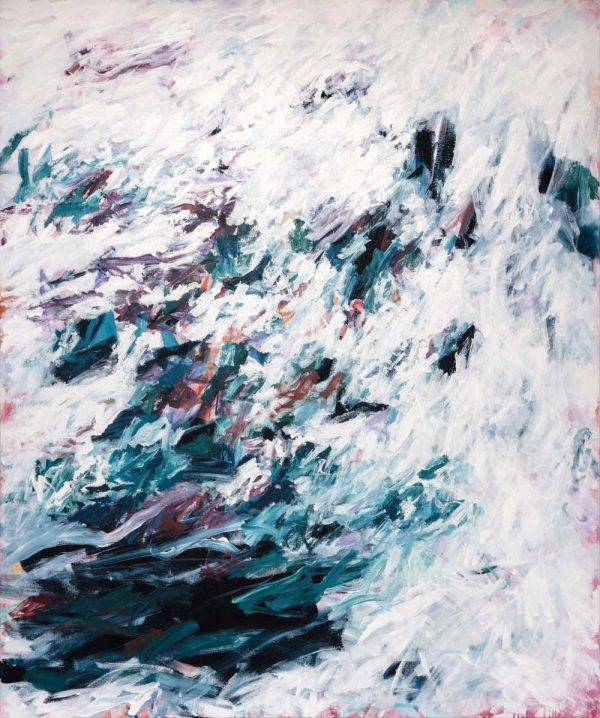 Abstract landscape - acrylic on canvas painting - Exhilaration Part 1 - by Australian Artist Belinda Street