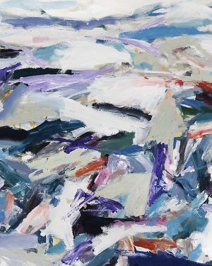 Abstract landscape - acrylic on canvas painting - Abstract Sublime 1 - by Australian Artist Belinda Street