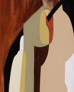 In Wittenoom by Isabelle de Kleine - Watercolour, gouache + acrylic on paper, Framed under Perspex in Tasmanian oak.