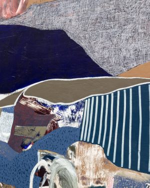 I Am - Mixed media on panel - Artwork by abstract landscape artist Korynn Morrison