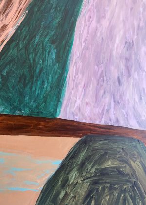 Amber Hearn - Velvet Mountain - Acrylic abstract painting