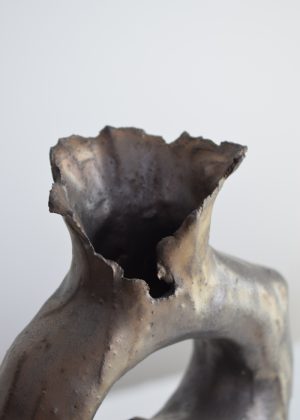 Onishi Vessel #23.041 - Australian stoneware sculpture by Kerryn Levy