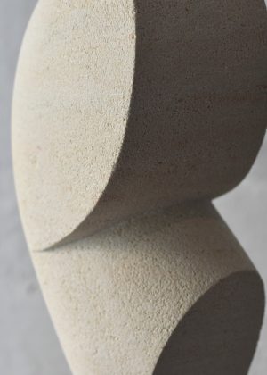 Shapes of the Mind VII - Australian limestone sculpture by Lucas Wearne