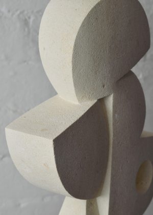 Shapes of the Mind V - Australian limestone sculpture by Lucas Wearne
