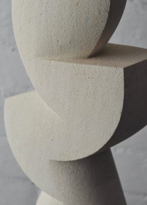 Shapes of the Mind I - Australian limestone sculpture by Lucas Wearne