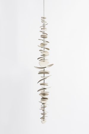 Porcelain Leaf Stem No.2 Series 3 - Odette Ireland - Sculpture