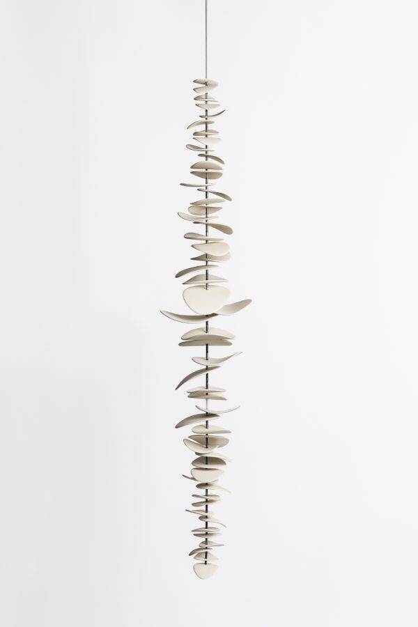 Porcelain Leaf Stem No.2 Series 3 - Odette Ireland - Sculpture
