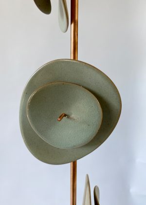 Leaf Drop Set No.4 Series 3 (Celadon Glaze)- Odette Ireland - Sculpture