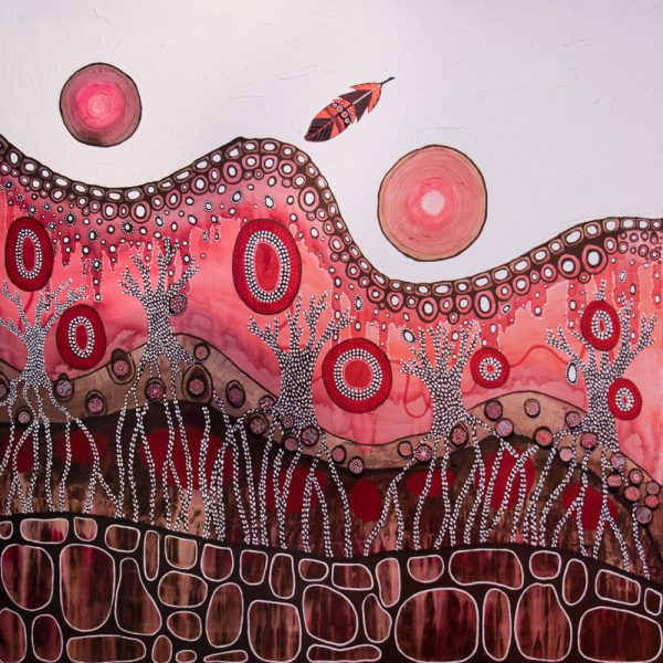 Songline 1 of 5 - Indigenous artist - Kim Healey