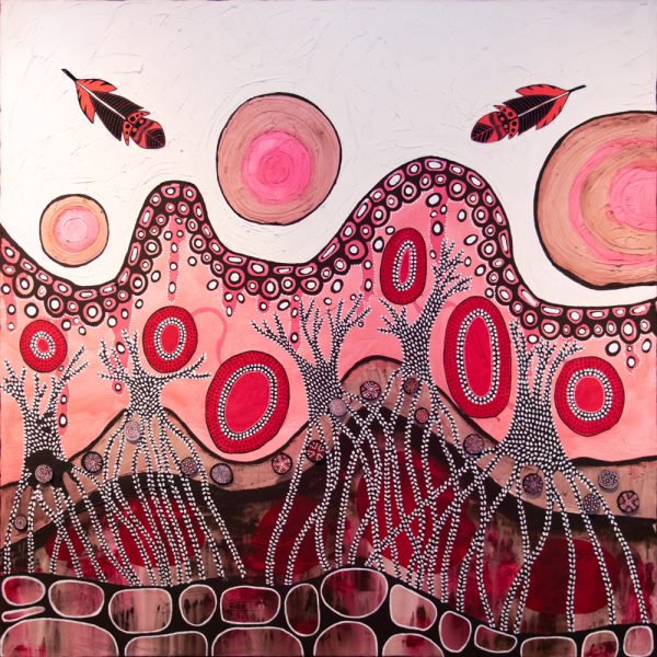 Songline 2 of 5 - Indigenous artist - Kim Healey