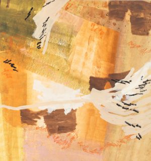 Ash Holmes, Cove At Dusk, Australian abstract painting