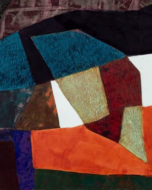 Korynn Morrison, Terrarium, Oil and Cold Wax Painting